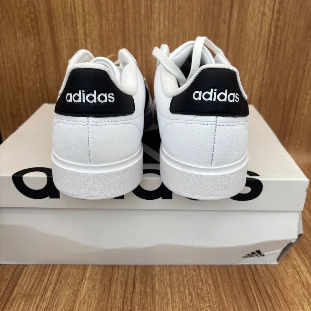 Adidas Grand Court 2.0 Shoes Mens 11 White Black GW9195 Sneakers